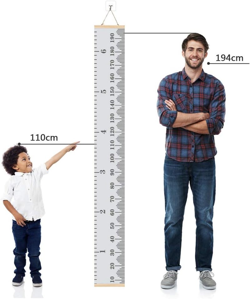 FOCCTS Baby Growth Chart with Wood Frame - Image 5